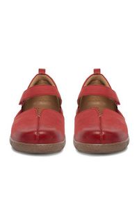 Go Soft Baleriny CEO-WI23-COMFORT-06 Czerwony. Kolor: czerwony. Materiał: nubuk, skóra #5