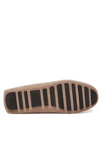 TOMMY HILFIGER - Tommy Hilfiger Mokasyny Hilfiger Folded Suede Driver FM0FM05385 Beżowy. Kolor: beżowy. Materiał: zamsz, skóra #6
