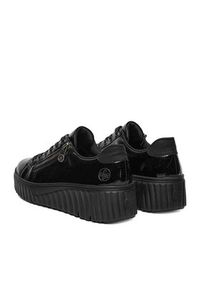 Rieker Sneakersy N2501-00 Czarny. Kolor: czarny. Materiał: skóra, lakier