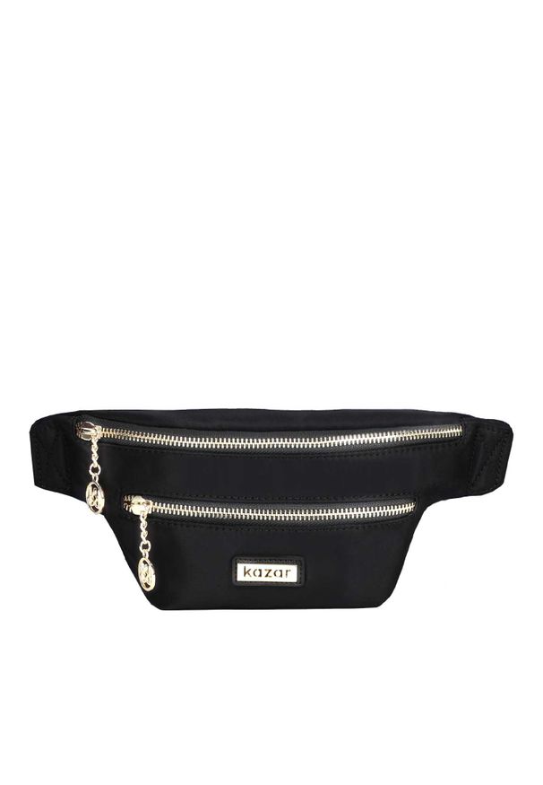 Kazar - Czarna nerka damska. Kolor: czarny. Materiał: tkanina