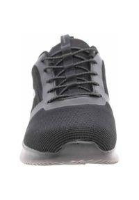 skechers - Buty do chodzenia męskie Skechers Bounder. Zapięcie: sznurówki. Kolor: czarny. Materiał: materiał, tkanina, syntetyk. Szerokość cholewki: normalna. Sport: turystyka piesza