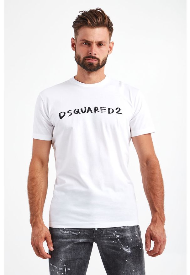 T-SHIRT DSQUARED2. Długość rękawa: krótki rękaw. Długość: krótkie. Wzór: nadruk