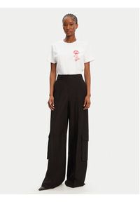 Hugo - HUGO T-Shirt Destrel_2 50544897 Biały Relaxed Fit. Kolor: biały. Materiał: bawełna #4