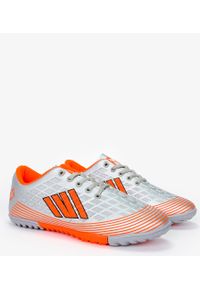 Casu - Szare buty sportowe orliki sznurowane casu 21m1/m/8. Kolor: pomarańczowy, wielokolorowy, szary