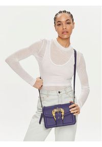 Versace Jeans Couture Torebka 75VA4BF1 Fioletowy. Kolor: fioletowy. Materiał: skórzane #5