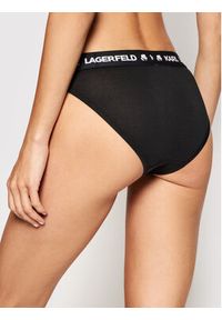 Karl Lagerfeld - KARL LAGERFELD Komplet 2 par fig klasycznych Logo Set 211W2127 Czarny. Kolor: czarny. Materiał: lyocell #3