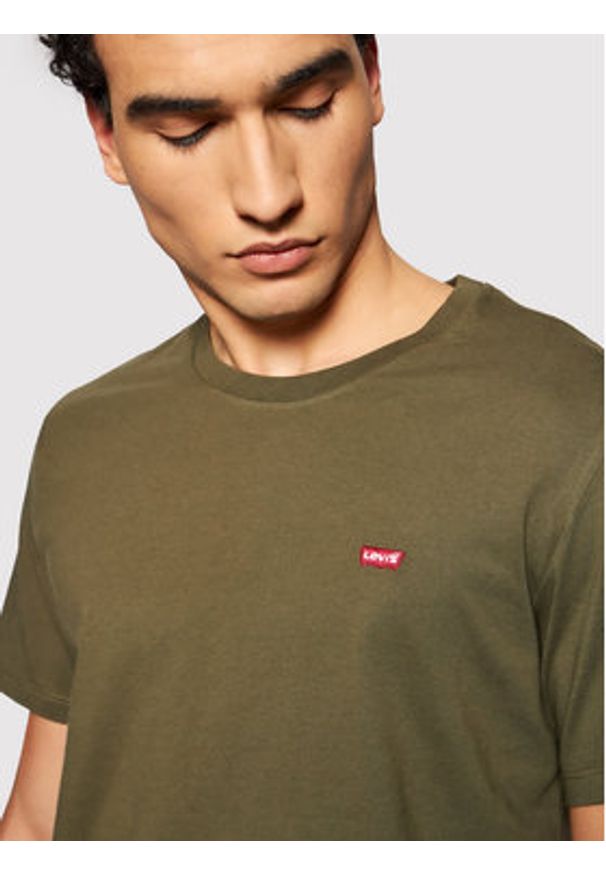Levi's® T-Shirt Original Housemark 56605-0021 Zielony Standard Fit. Kolor: zielony. Materiał: bawełna
