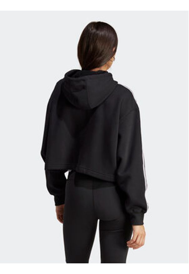 Adidas - adidas Bluza IB7388 Czarny Relaxed Fit. Kolor: czarny. Materiał: bawełna