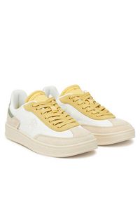 TOMMY HILFIGER - Tommy Hilfiger Sneakersy Th Heritage Sneaker FW0FW08643 Biały. Kolor: biały. Materiał: zamsz, skóra
