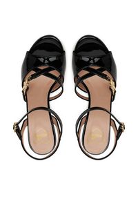 Love Moschino - LOVE MOSCHINO Sandały JA16089G1MIH0000 Czarny. Kolor: czarny. Materiał: skóra