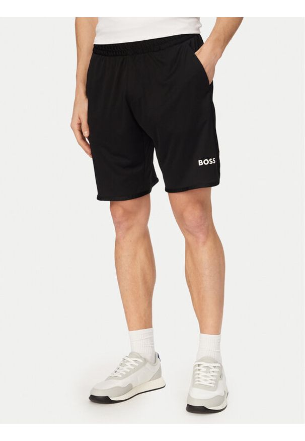 BOSS Szorty sportowe Toc Spin 50551953 Czarny Regular Fit. Kolor: czarny. Materiał: syntetyk. Styl: sportowy