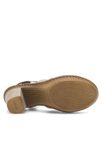 Rieker Sandały 665K3-60 Beżowy. Kolor: beżowy. Materiał: skóra #2