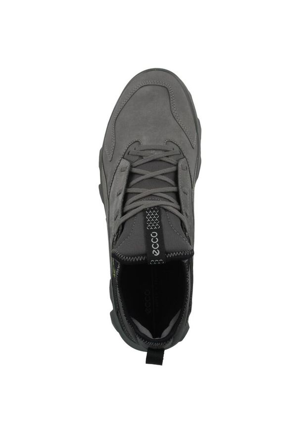 ecco - Buty do chodzenia męskie Ecco MX Titanium. Zapięcie: sznurówki. Kolor: szary. Materiał: materiał, skóra, tkanina, syntetyk. Szerokość cholewki: normalna. Sport: turystyka piesza