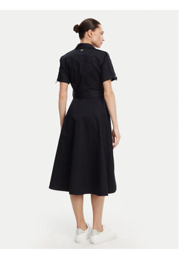 Barbour Sukienka koszulowa LDR0892NY99 Granatowy Regular Fit. Kolor: niebieski. Materiał: bawełna. Typ sukienki: koszulowe