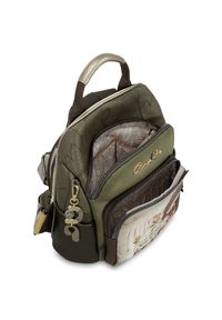 Zielony Modny Damski Plecak Anekke Muse. Kolor: zielony. Wzór: aplikacja. Styl: elegancki, casual #6