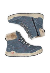 Mustang Trzewiki 1290-607 Niebieski. Kolor: niebieski. Materiał: materiał #6