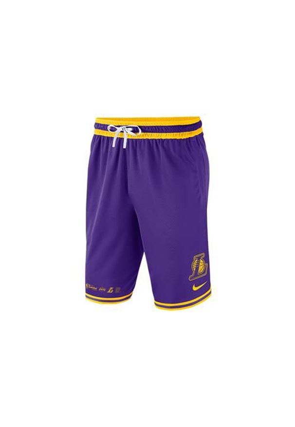 Spodnie koszykarskie męskie Nike Nba Los Angeles Lakers. Kolor: wielokolorowy. Długość: krótkie