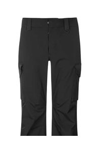 MONCLER - Czarne spodnie narciarskie. Kolor: czarny. Materiał: futro, materiał. Styl: klasyczny #2