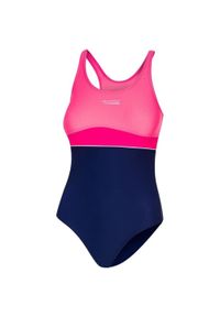 Strój jednoczęściowy pływacki dla dzieci Aqua Speed Emily. Kolor: pomarańczowy, różowy, wielokolorowy, niebieski