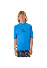 Koszulka do pływania dziecięca Rip Curl Lycra Brand Wave UPF. Kolor: niebieski. Materiał: lycra. Sport: pływanie