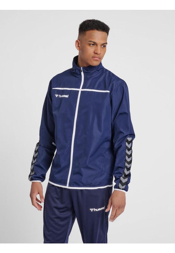 Hummel Kurtka sportowa hml Authentic Training Jacket granatowa. Kolor: niebieski