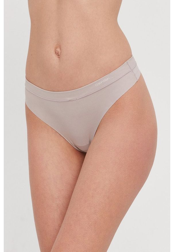 Calvin Klein Underwear - Stringi. Kolor: różowy