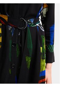 Desigual Sukienka koszulowa MONSIEUR CHRISTIAN LACROIX Dream 24SWVW72 Czarny Regular Fit. Kolor: czarny. Materiał: wiskoza. Typ sukienki: koszulowe #2