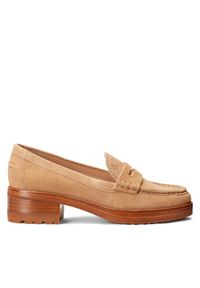 Loafersy Lauren Ralph Lauren. Kolor: beżowy