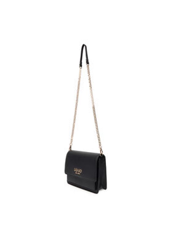Liu Jo Torebka Ecs M Crossbody AF5152 E0058 Czarny. Kolor: czarny. Materiał: skórzane