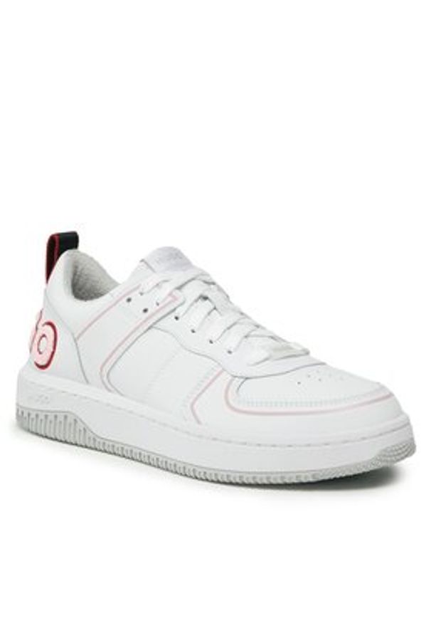 Hugo Sneakersy Kilian 50503118 10240740 01 Biały. Kolor: biały. Materiał: skóra