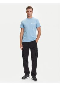 Karl Lagerfeld Jeans T-Shirt A1M17003 Niebieski Slim Fit. Kolor: niebieski. Materiał: bawełna #3