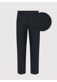 Pako Lorente - PAKO LORENTE – Czarne spodnie smokingowe. Kolor: czarny. Materiał: wełna, poliester