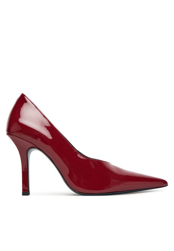 Szpilki Patrizia Pepe. Kolor: czerwony. Obcas: na szpilce
