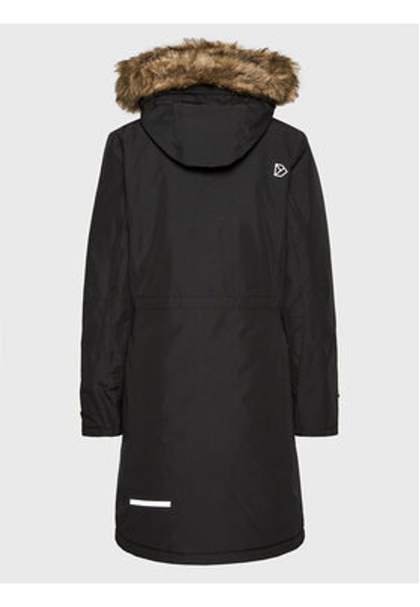 Didriksons Parka Erika 504303 Czarny Regular Fit. Kolor: czarny. Materiał: syntetyk
