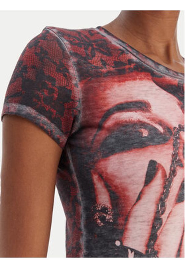 Guess T-Shirt W6RI50 KCCG0 Kolorowy Regular Fit. Materiał: syntetyk. Wzór: kolorowy