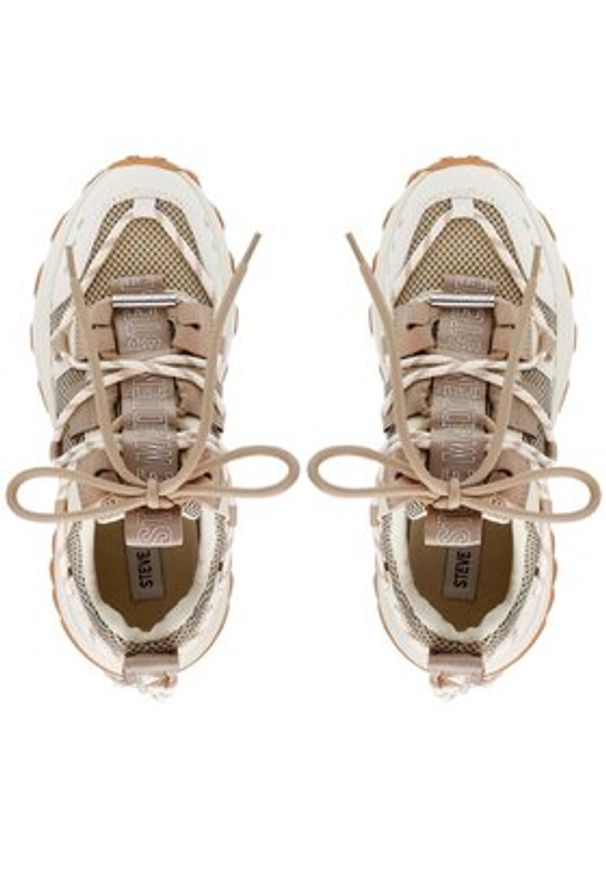 Steve Madden Sneakersy Tazmania Sneaker SM11002419-04005-TBE Brązowy. Kolor: brązowy. Materiał: skóra