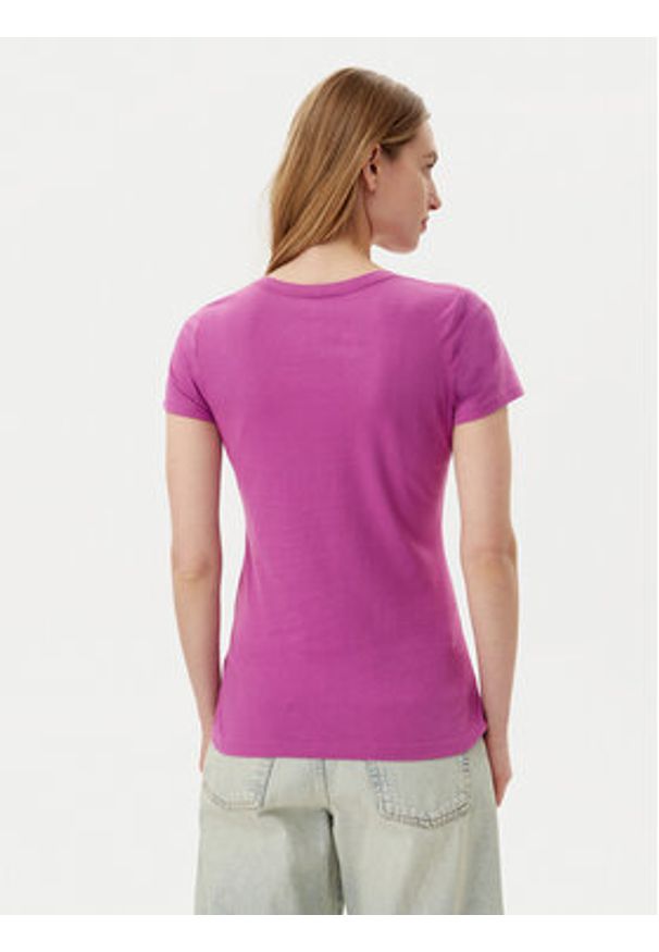 GAP - Gap T-Shirt 776775-07 Fioletowy Regular Fit. Kolor: fioletowy. Materiał: bawełna
