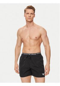 Emporio Armani Underwear Szorty kąpielowe 211740 4R432 00020 Czarny Regular Fit. Kolor: czarny. Materiał: syntetyk #4
