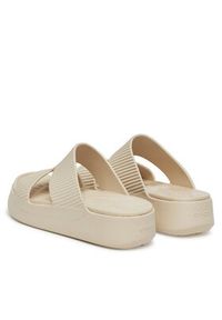 Crocs Klapki Getaway Groove Platform HStrap 210701 Beżowy. Kolor: beżowy. Obcas: na platformie #5