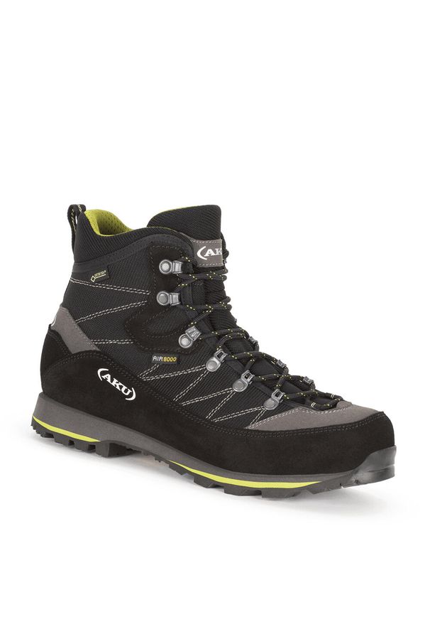 Aku - Buty trekkingowe męskie AKU Trekker Lite III GTX. Kolor: czarny, zielony, wielokolorowy. Materiał: zamsz. Sport: turystyka piesza