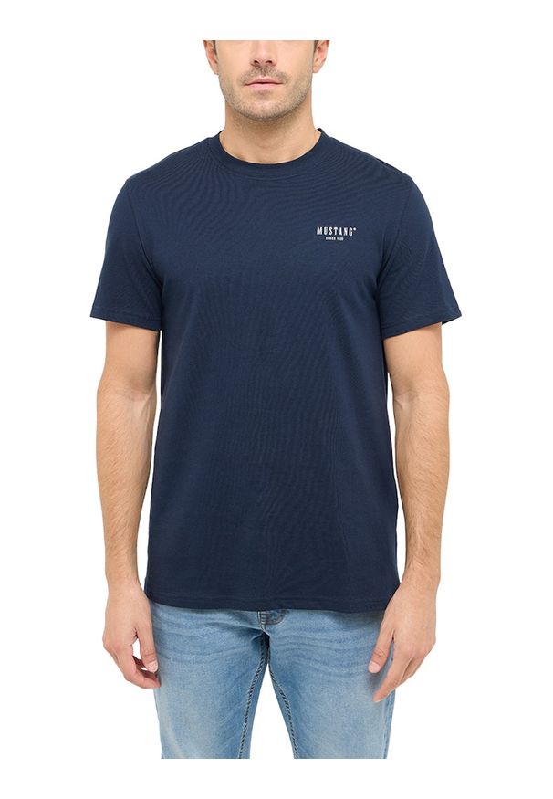 Męski T-Shirt Mustang Style Austin Dark Sapphire 1016273 4136