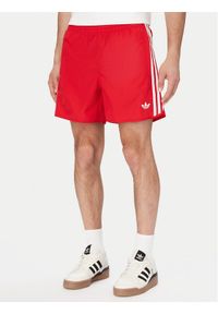 Adidas - adidas Szorty sportowe Sprinter KE3570 Czerwony Regular Fit. Kolor: czerwony. Materiał: syntetyk. Styl: sportowy #1