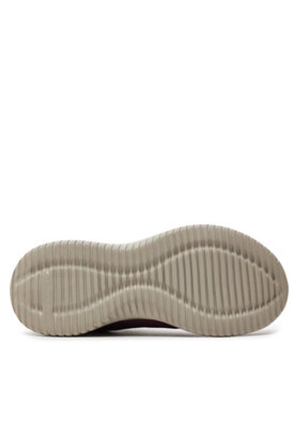 skechers - Skechers Sneakersy Just Chill 12918/BURG Bordowy. Kolor: czerwony. Materiał: skóra