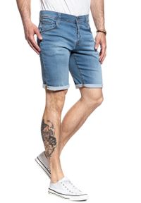 Mustang - SPODENKI MUSTANG Chicago Short DENIM BLUE 1007765 5000 312. Materiał: denim #9