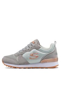 skechers - Skechers Sneakersy Goldn Gurl 111/LTGY Szary. Kolor: szary. Materiał: materiał