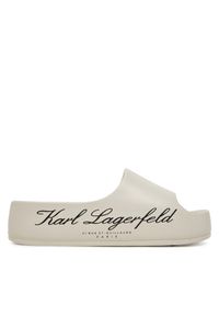 Karl Lagerfeld - Klapki KARL LAGERFELD. Kolor: biały