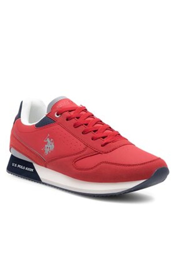 U.S. Polo Assn. Sneakersy NOBIL003M/CHY4 Czerwony. Kolor: czerwony