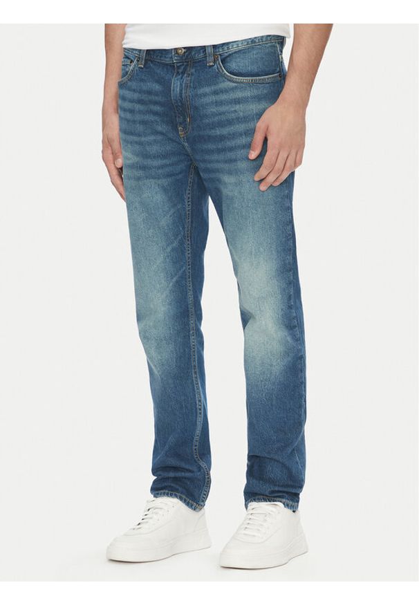 Hugo - HUGO Jeansy Ash 50541564 Niebieski Slim Fit. Kolor: niebieski