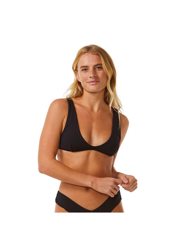 Góra od stroju kąpielowego Rip Curl Premium Surf Bralette. Kolor: czarny
