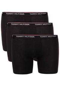 TOMMY HILFIGER - Tommy Hilfiger Komplet 3 par bokserek 3P Boxer Brief UM0UM00010 Czarny. Kolor: czarny. Materiał: bawełna